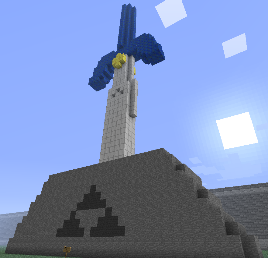 Minecraft Statue - Master Sword