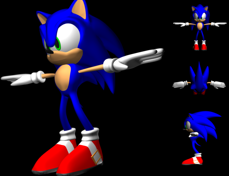 Sonic Model - Neutral Pose